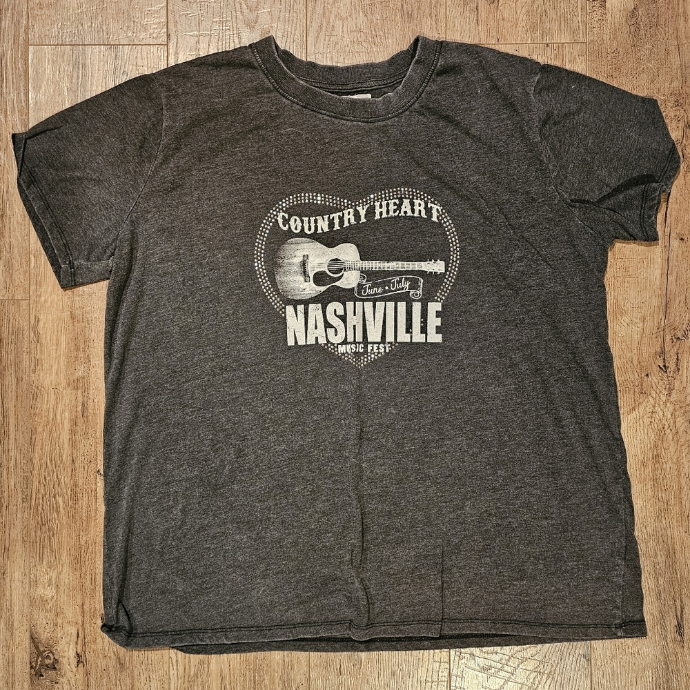 Nashville Gray Graphic T Shirt Size XL